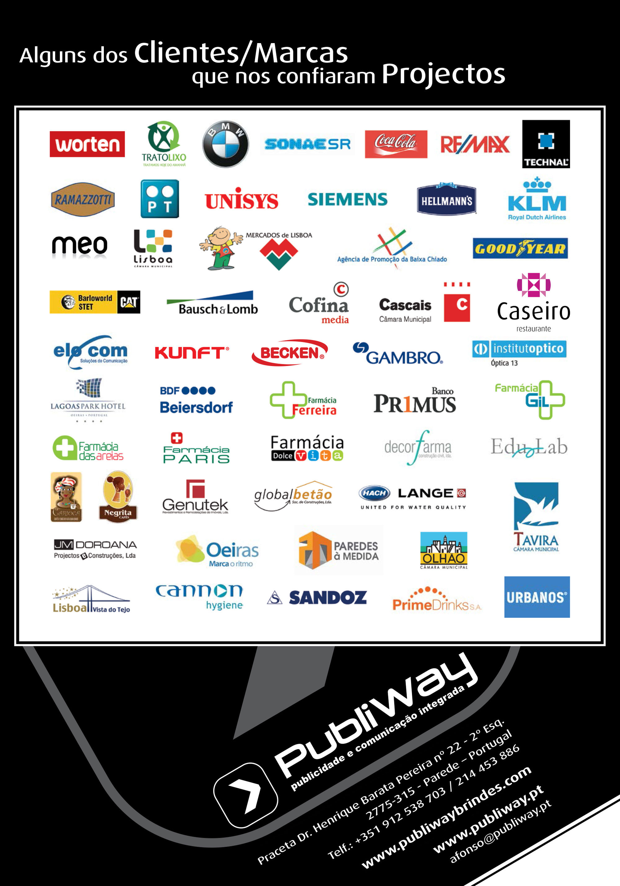 Clientes e Contactos Publiway